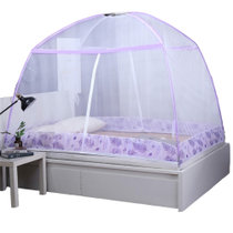 黛格床上用品单双人床玻璃纤维防蚊魔术免安装蚊帐  防蚊 舒适 耐用(默认 默认)