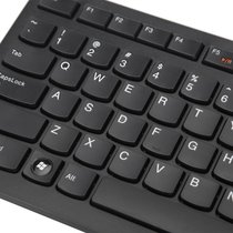 联想K5819原装有线键盘家用办公商务静音键盘 巧克力电脑键盘(K5819黑色)