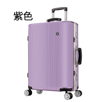 友鑫时尚圆形万向轮旅行箱海关锁密码箱铝框拉杆箱20寸登机箱24寸学生行李箱男女(紫色 24寸) 友鑫时尚圆形万向轮旅行箱海关锁密码箱铝框拉杆箱20寸登机箱24寸学生行李箱男女(紫色 24寸)