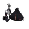EIRMAI锐玛相机包 单肩单反三角包 佳能650D60D单反相机包 摄影包(黑色)