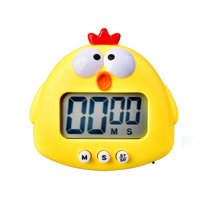 计时器厨房电子定时器儿童自律时间管理提醒器学生做题学习闹钟倒7yc(黄色小鸡)