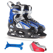 动感ACTION冰刀鞋儿童成人球刀溜冰鞋可调男女滑冰真冰轮滑鞋223B(蓝黑色 L码40-43码)