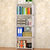 蜗家 时尚五层书架 自由组装实用单个书柜 多用途层架(KT猫预售到10月20日 sj05)