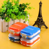 西派珂cmcpack日式药盒创意便携小物件收纳盒进口塑料可爱糖果盒分格盒(白橙色)