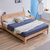 A家 日式纯实木床北欧原木床1.2米1.5米1.8米简约现代床实木主卧次卧双人床(单床+床头柜*2 1.8米)