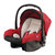 Gubi咕比婴儿推车专用汽车安全提篮式安全座椅 适合0到15个月(魅力红)