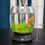 水培植物玻璃生态鱼缸绿萝花盆办公桌面加厚大号鱼缸透明器皿花瓶(灰色)