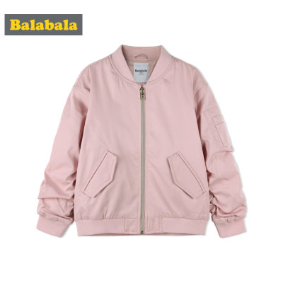 巴拉巴拉女童棉服秋装2018新款女大童儿童棉