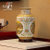 兆宏 景德镇陶瓷现代中式复古花瓶 居家装饰品工艺品花插客厅摆件(冬瓜（薄胎）)