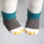 牛奶朋友秋冬韩版时尚宝宝爪子船袜中筒袜套装婴儿新生儿袜(灰色 S码(0-2岁))