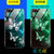 VIVOX9PLUS手机壳夜光玻璃x9plus钢化玻璃壳全包硅胶防摔保护壳/套男女款手机保护套(夜光蝶-送钢化膜)