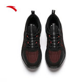 安踏全掌气垫鞋男跑步鞋减震气垫运动鞋42.5黑 国美超市甄选