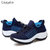 CaldiceKris（中国CK）休闲飞织系带妈妈鞋CK-X1855(蓝色 41)