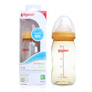 贝亲奶瓶PPSU奶瓶婴儿宽口径奶瓶宝宝用品新生儿奶瓶240ML(黄色)