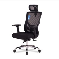 云艳YY-LCL680 电脑椅办公椅家用转椅职员会议椅黑色(默认 默认)