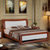 禧乐菲 实木床1.5米 1.8米 橡木床 双人简约中式家具 高箱储物婚床(地中海(备注颜色) 1.5*2米)
