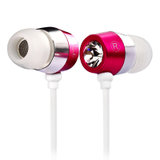 雅狐（YAFOX）DT-77 耳机 耳塞 入耳式耳机 粉色