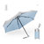 TP 钛银胶五折伞扁轻巧便携遮阳伞两用太阳伞口袋伞太阳伞女UPF50+ TP7045(淡蓝色)