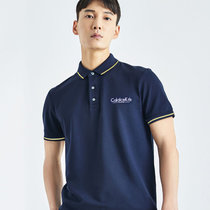 CaldiceKris（中国CK） 短袖POLO衫CK-FS1007(蓝色 S)