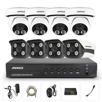 科安数字（ANNKE） 130万960P高清网络监控套包 POE监控摄像头套装 网线供电(8路套装 带2TB监控硬盘)