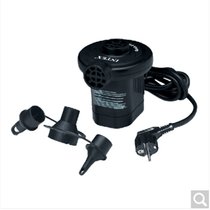 美国INTEX66620快速220V电动气泵充抽两用充气床船玩具用(黑色)