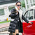 莉妮吉尔2016冬装新款韩版棉衣女中长款大码羊羔毛拼接加厚羽绒棉服外套女小棉袄(黑色 XL)