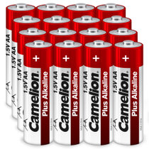 飞狮（Camelion）碱性电池 干电池 LR6/AA/5号 电池 16节 鼠标/血压计/血糖仪/玩具/相机/指纹锁/话筒