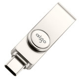 爱国者(aigo) U356-128GB 手机U盘 USB3.1 TYPE-C（计价单位：个） 银色
