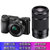 索尼（SONY）ILCE-6000L/a6000 双镜头套机（E PZ 16-50mm镜头+55-210mm 镜头）(黑色 官方标配)