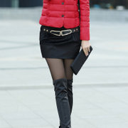 Mailljor 韩版冬季女装时尚气质2013新款短裙子 修身短裙裤裙子B23(黑色 M)