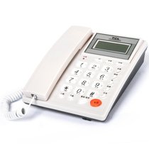 TCL HCD868（37）TSD 免电池来电显示电话机屏幕翻转家用办公座机(米白)