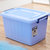 创简坊（CJIANFF）250L大号加厚塑料收纳箱被子衣服储物箱玩具收纳盒大码整理箱(天蓝色1)(35L长45宽33高26)