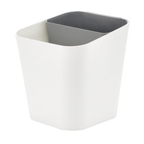 西派珂分类垃圾桶简约敞口式分类垃圾桶一桶多用(内桶灰色 容量9L)