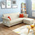 A家家具(沙发床北欧布艺小户型客厅多功能折叠储物沙发两用ADS-034(米白 脚踏)