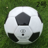 嘀威尼 Diweini2号3号4号5号足球学生标准训练球儿童青少年成人比赛(2号儿童黑白足球买一送四)