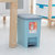 禧天龙    塑料脚踏式方形垃圾桶家用厨房客厅带盖垃圾桶(月白 8L)