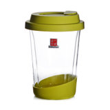 一屋窑  随行杯 耐高温玻璃茶具 250ML 绿色  FH-3448M