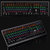 凯迪威C200青轴机械朋克游戏键盘LOL吃鸡(青轴黑色面板黑色键帽)