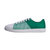 BAGE八哥板鞋2013年新品情侣款帆布英伦格纹板鞋男女式运动鞋*(白绿 44)