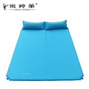 徽羚羊户外HLY-D3018双人自动充气垫 加宽加厚防潮垫帐篷充气垫床(蓝色)