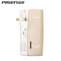 品胜（PISEN）7500毫安 移动电源/充电宝 自带插头彩霸 手机平板通用(香槟金 7500毫安)
