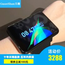 GuanShan超大屏大电池4G通智能手表男手机多功能成年插卡电话(全网通4G银色(2+ 官方标配)