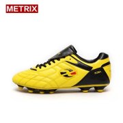 metrix正品新款 碎钉室外训练儿童足球鞋MX-109(黄色 34)