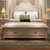 卡富丹 美式床欧式床双人1.5米1.8米田园主卧婚床MC13(1.8米床+2个床头柜+床垫（框架款）)