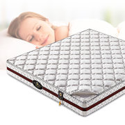 圣肯尼家具 弹簧床垫 可拆洗卧室天然乳胶床垫透气防螨精钢弹簧(白色 1.5m床垫)