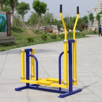 俊采云JCY-B34健身器材室外健身器材小区户外公园单双人平步机双人椭圆机踏步走步机 单人平步机（单位：个）(黄蓝 JCY-B33)