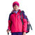 TECTOP户外新款冲锋衣男女三合一两件套西藏防水保暖加厚登山外套(女款玫红色 L)