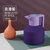 几何保温水壶 家用大容量水壶便携热水壶不锈钢个性保温水壶北欧风简约(紫色 1800ML)