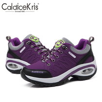 CaldiceKris（中国CK）秋冬户外登山防滑软底休闲旅游女鞋CK-X103(深灰色 42)