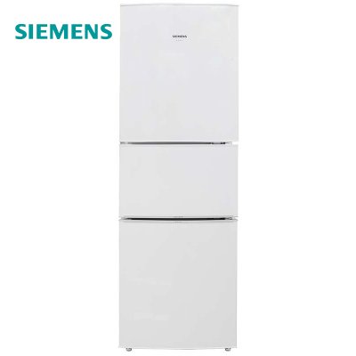 西门子(Siemens)KG22D111MW 225升变频直冷 三门冰箱（白） 大容量  零度保鲜 电脑控温 智能除霜